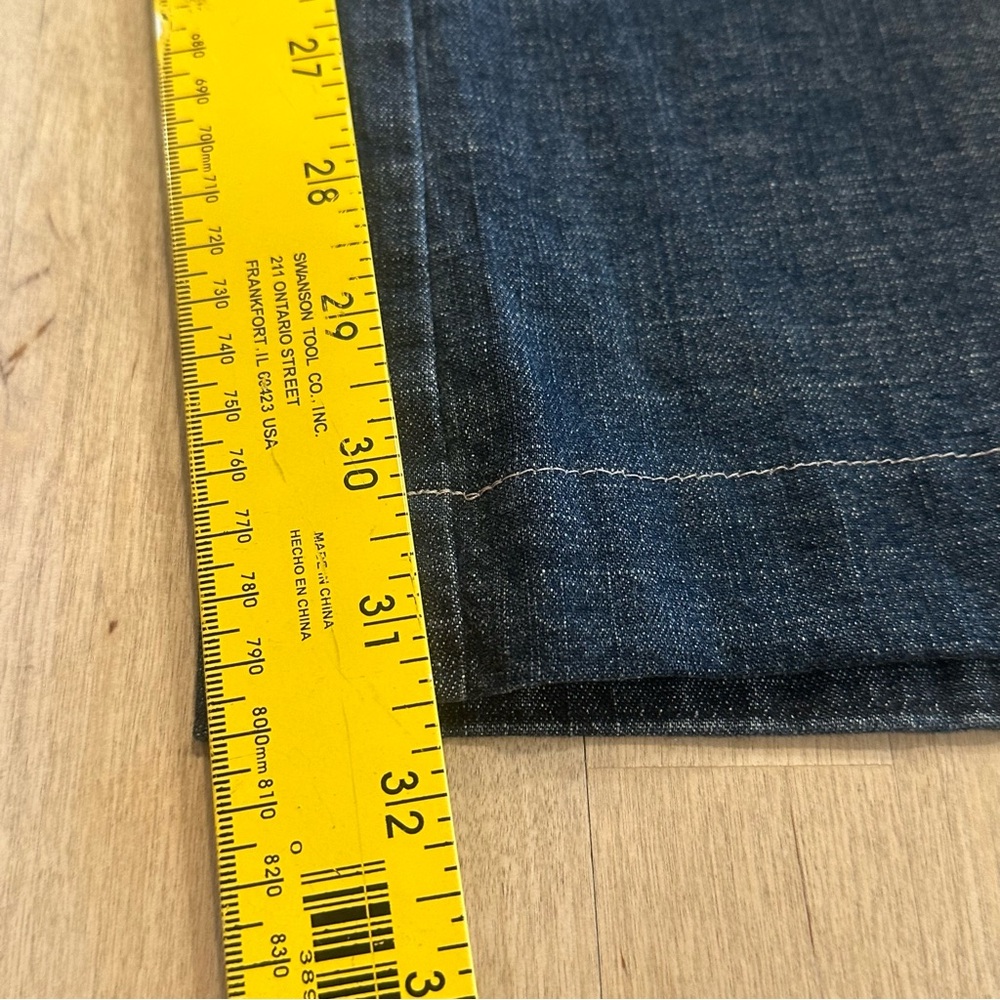 Bandolino Jeans Women's 10 Bootcut Mid Rise Stretch Dark Wash Western Boho Flap - Picture 12 of 14